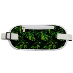 Jungle Camo Tropical Print Rounded Waist Pouch by dflcprintsclothing