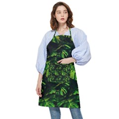 Jungle Camo Tropical Print Pocket Apron by dflcprintsclothing