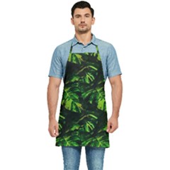 Jungle Camo Tropical Print Kitchen Apron by dflcprintsclothing