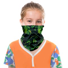 Jungle Camo Tropical Print Face Covering Bandana (kids) by dflcprintsclothing