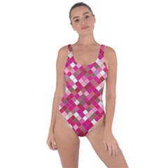 Pink Tiles Bring Sexy Back Swimsuit by designsbymallika