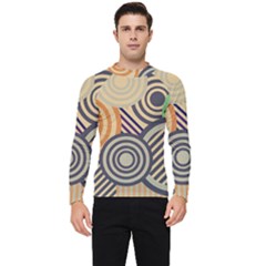 Circular Pattern Men s Long Sleeve Rash Guard by designsbymallika