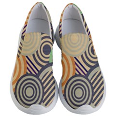 Circular Pattern Women s Lightweight Slip Ons by designsbymallika