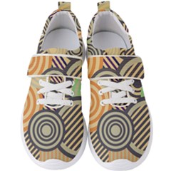 Circular Pattern Men s Velcro Strap Shoes by designsbymallika