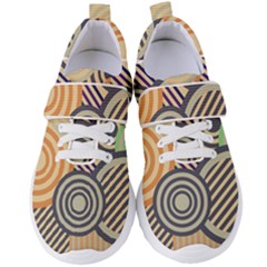 Circular Pattern Women s Velcro Strap Shoes by designsbymallika