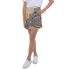 Circular Pattern Kids  Tennis Skirt by designsbymallika