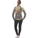 Circular Pattern Women s Pique Long Sleeve Tee View2