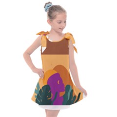 Girl Power Kids  Tie Up Tunic Dress by designsbymallika