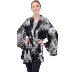 Pick Me Long Sleeve Velvet Kimono  by MRNStudios