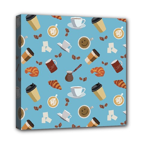 Coffee Time Mini Canvas 8  X 8  (stretched) by SychEva