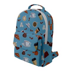 Coffee Time Flap Pocket Backpack (large) by SychEva