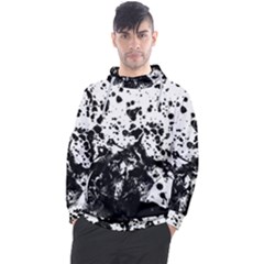 Black And White Abstract Liquid Design Men s Pullover Hoodie by dflcprintsclothing