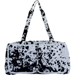 Black And White Abstract Liquid Design Multi Function Bag by dflcprintsclothing