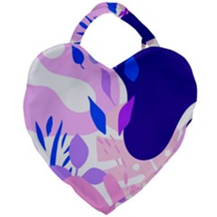 Aquatic Surface Patterns-04 Giant Heart Shaped Tote by Designops73