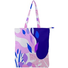 Aquatic Surface Patterns-04 Double Zip Up Tote Bag by Designops73