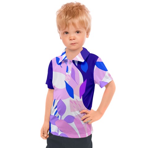 Aquatic Surface Patterns-04 Kids  Polo Tee by Designops73