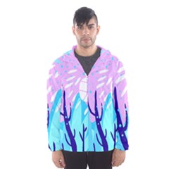 Aquatic Surface Patterns Men s Hooded Windbreaker by Designops73