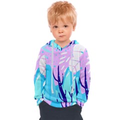 Aquatic Surface Patterns Kids  Overhead Hoodie by Designops73