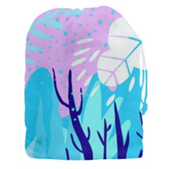 Aquatic Surface Patterns Drawstring Pouch (3xl) by Designops73