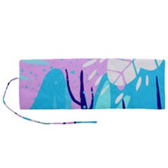 Aquatic Surface Patterns Roll Up Canvas Pencil Holder (m) by Designops73