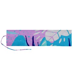 Aquatic Surface Patterns Roll Up Canvas Pencil Holder (l) by Designops73