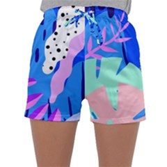 Aquatic Surface Patterns Sleepwear Shorts