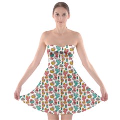 Cactus Love Strapless Bra Top Dress by designsbymallika