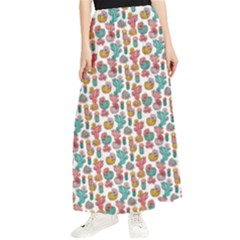 Cactus Love Maxi Chiffon Skirt