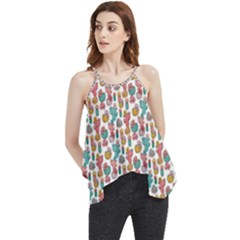 Cactus Love Flowy Camisole Tank Top by designsbymallika