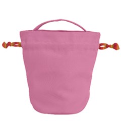 Aurora Pink Drawstring Bucket Bag by FabChoice