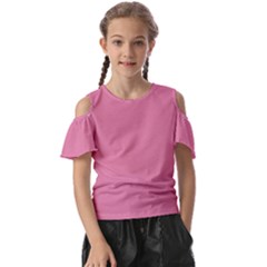 Aurora Pink Kids  Butterfly Cutout Tee