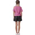 Aurora Pink Kids  Butterfly Cutout Tee View2