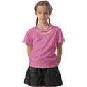 Aurora Pink Kids  Front Cut Tee View1