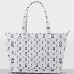 Sketchy Monster Pencil Drawing Motif Pattern Back Pocket Shoulder Bag  by dflcprintsclothing