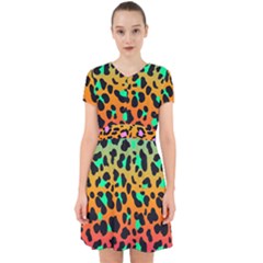 Bright Leopard  Adorable In Chiffon Dress by TanitaSiberia