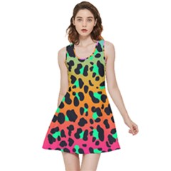 Bright Leopard  Inside Out Reversible Sleeveless Dress