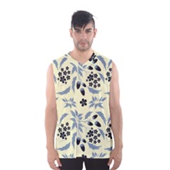 Folk Flowers Art Pattern Floral  Surface Design  Seamless Pattern Men s Basketball Tank Top by Eskimos