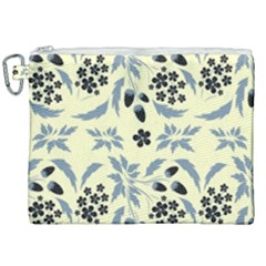 Folk Flowers Art Pattern Floral  Surface Design  Seamless Pattern Canvas Cosmetic Bag (xxl) by Eskimos