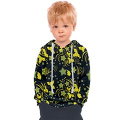 Folk Flowers Art Pattern Floral  Surface Design  Seamless Pattern Kids  Overhead Hoodie by Eskimos