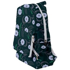 Folk Flowers Art Pattern Floral  Surface Design  Seamless Pattern Travelers  Backpack by Eskimos