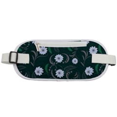 Folk Flowers Art Pattern Floral  Surface Design  Seamless Pattern Rounded Waist Pouch by Eskimos