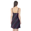 Dark Multicolored Striped Print Design Dark Multicolored Striped Print Design Camis Nightgown View2