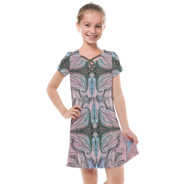 Sewn Repeats Kids  Cross Web Dress