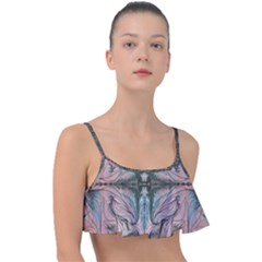 Sewn Repeats Frill Bikini Top by kaleidomarblingart