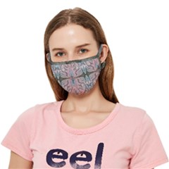 Sewn Repeats Crease Cloth Face Mask (adult) by kaleidomarblingart