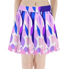 Aquatic Surface Patterns Pleated Mini Skirt by Designops