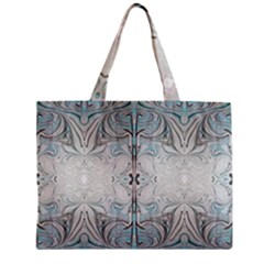 Liberty Inspired Symmetry Zipper Mini Tote Bag by kaleidomarblingart