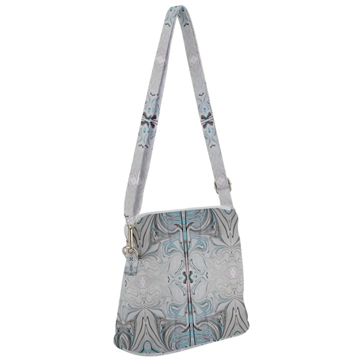 Liberty Inspired Symmetry Zipper Messenger Bag