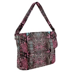 Marbling Arabesque Buckle Messenger Bag by kaleidomarblingart