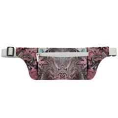 Marbling Arabesque Active Waist Bag by kaleidomarblingart